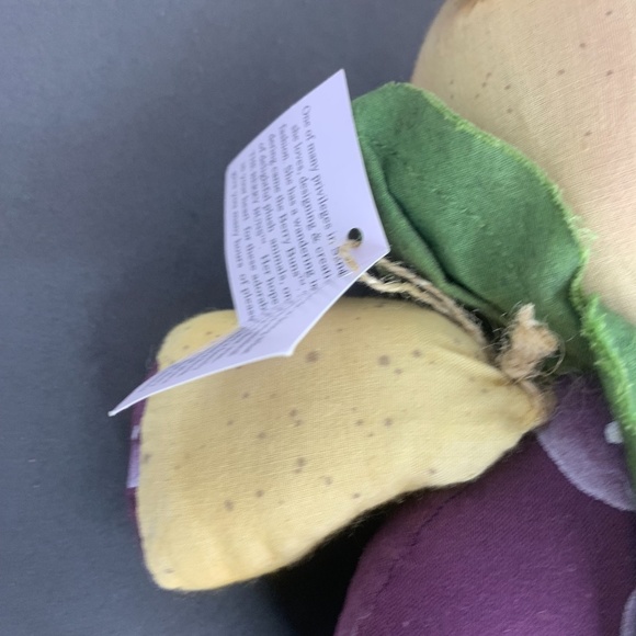 New DCC Berry Buns Sandra Malone Blackberry Bear Plush Stuffed Doll Toy 12 in T - Picture 4 of 4